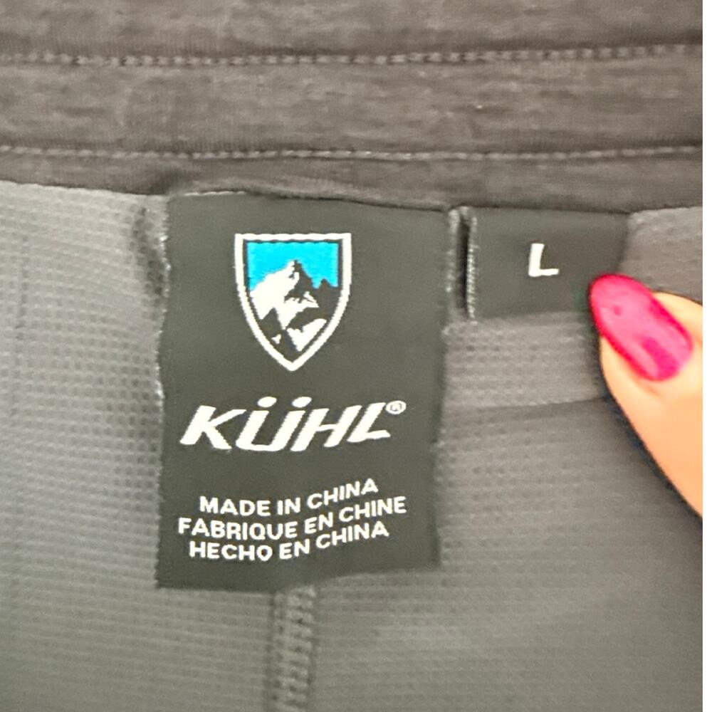 Kuhl Black Cargo Mini Skort Pockets Built in Shorts Hiking Athletic Golf size L - Picture 3 of 10